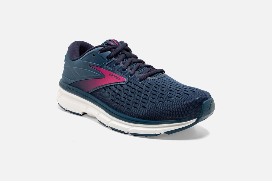 Brooks Dyad 11 Road Loopschoenen Dames - Donkerblauw/Roze - 683024GML